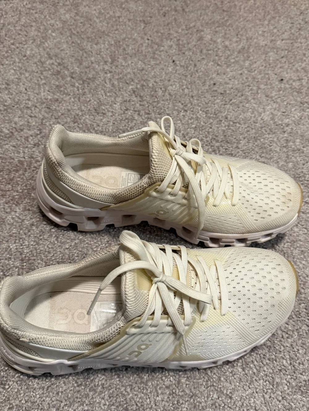 On Running Women's Cloud Running Shoes - Cream